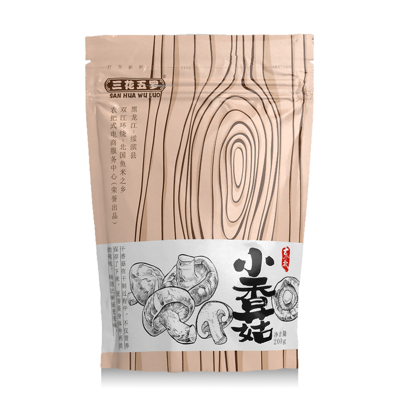 黑龙江绥滨三花五罗小香菇200g