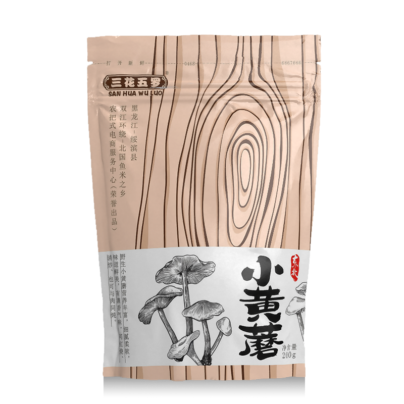 黑龙江绥滨三花五罗小黄蘑200g