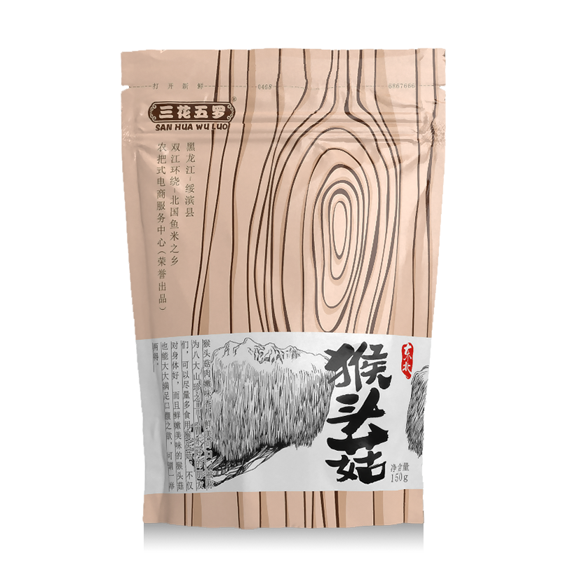 黑龙江绥滨三花五罗猴头菇150g