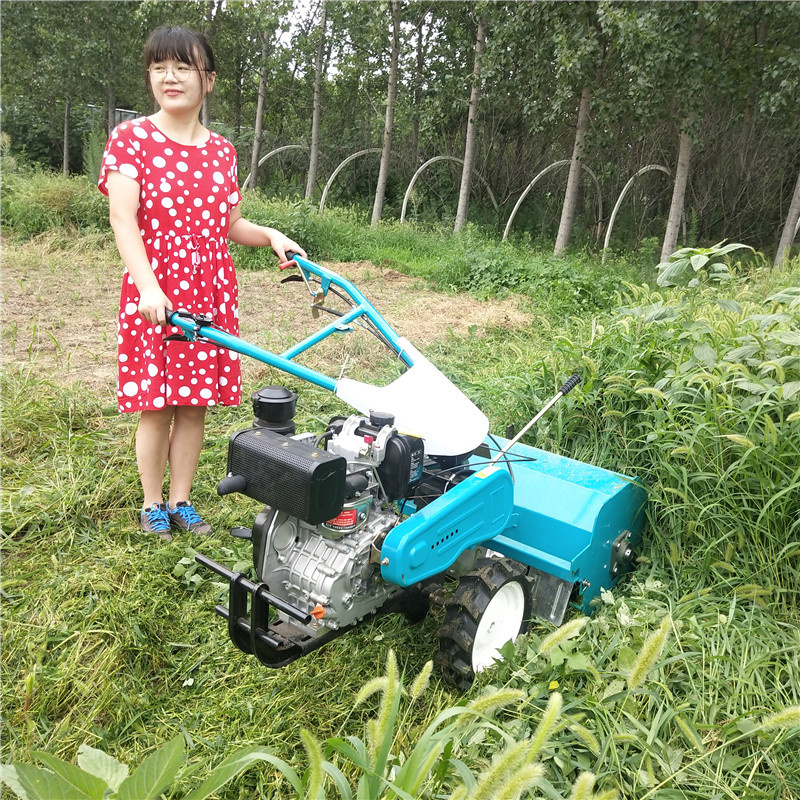 葡萄园自走式除草机果园碎草还田机农用小型除草灭茬机