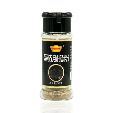 黄金厨师玻璃瓶黑胡椒粉
