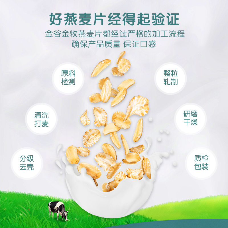 内蒙古优质燕麦片480克袋装