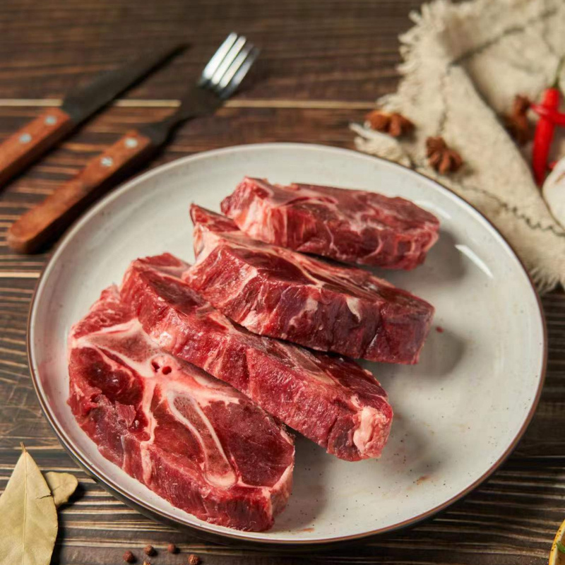 新鲜多肉牛脊骨生鲜冷冻冻品带肉牛脖骨火锅食材牛排骨牛蝎子