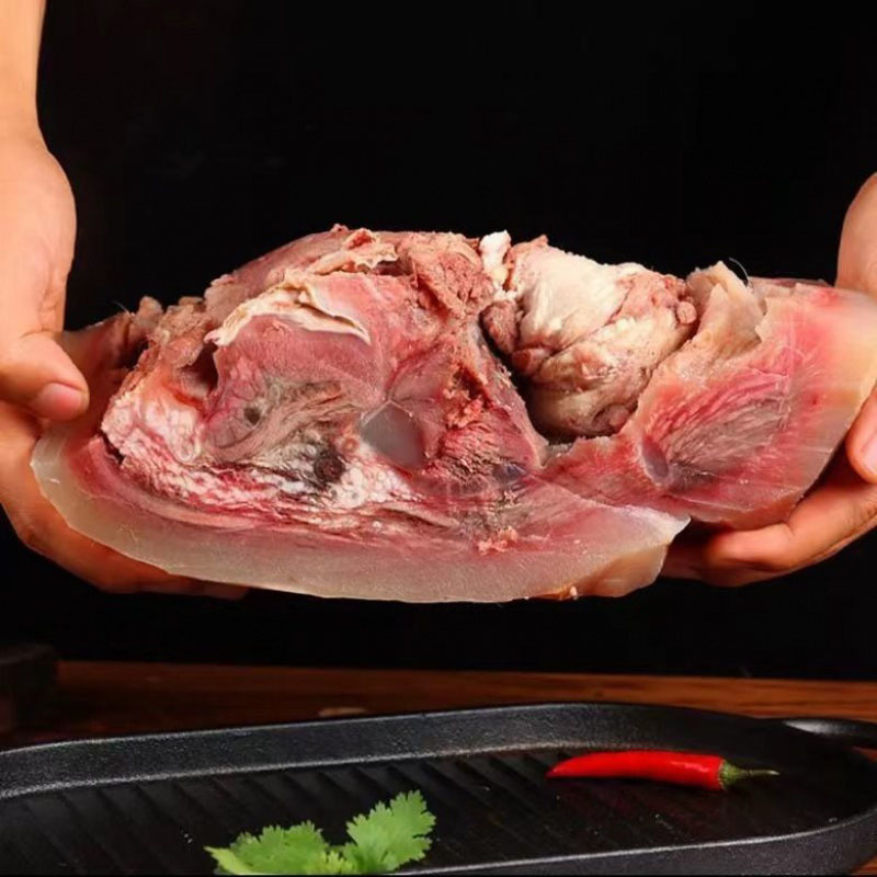 牛头肉全熟清真牛头肉整个整只冷冻新鲜牛脸肉