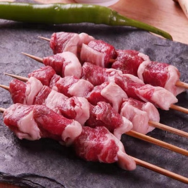 调理羊肉串30串新鲜烧烤羊肉串自助餐供应半成品清真