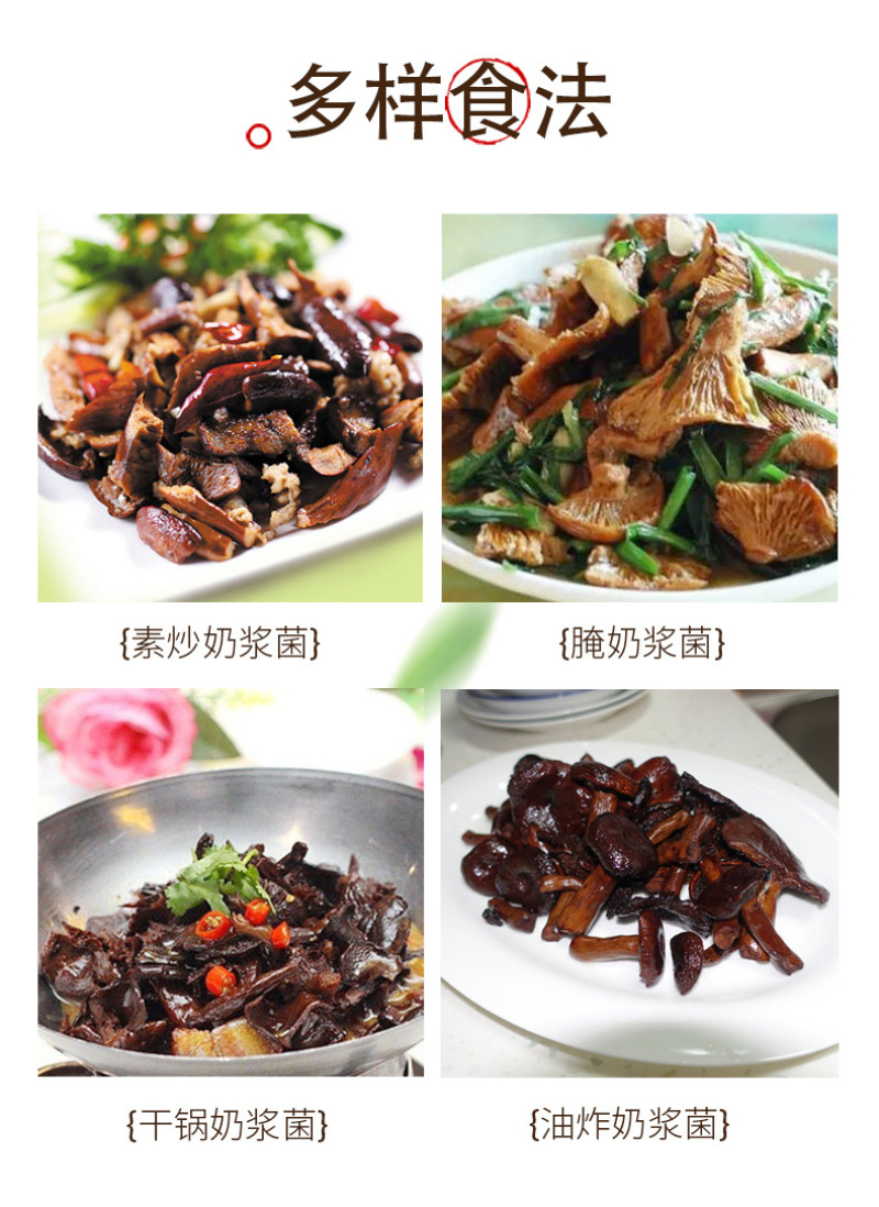 奶浆菌产地直发新鲜奶浆菌云南特产食用菌煲汤食材现货奶浆