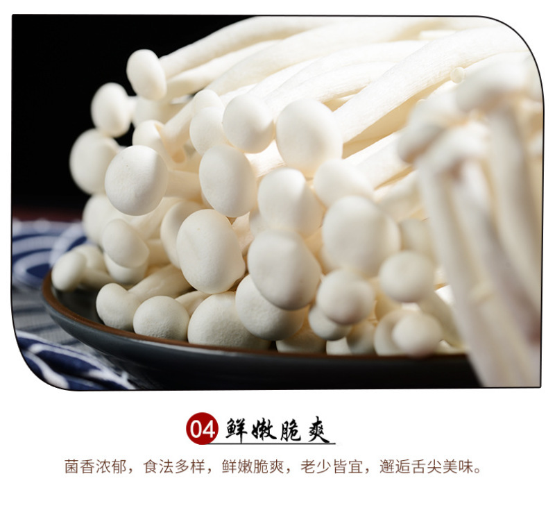 白玉菇新鲜白玉菇蘑菇新鲜菌菇类食材新鲜食用菌真姬菇白玉菇