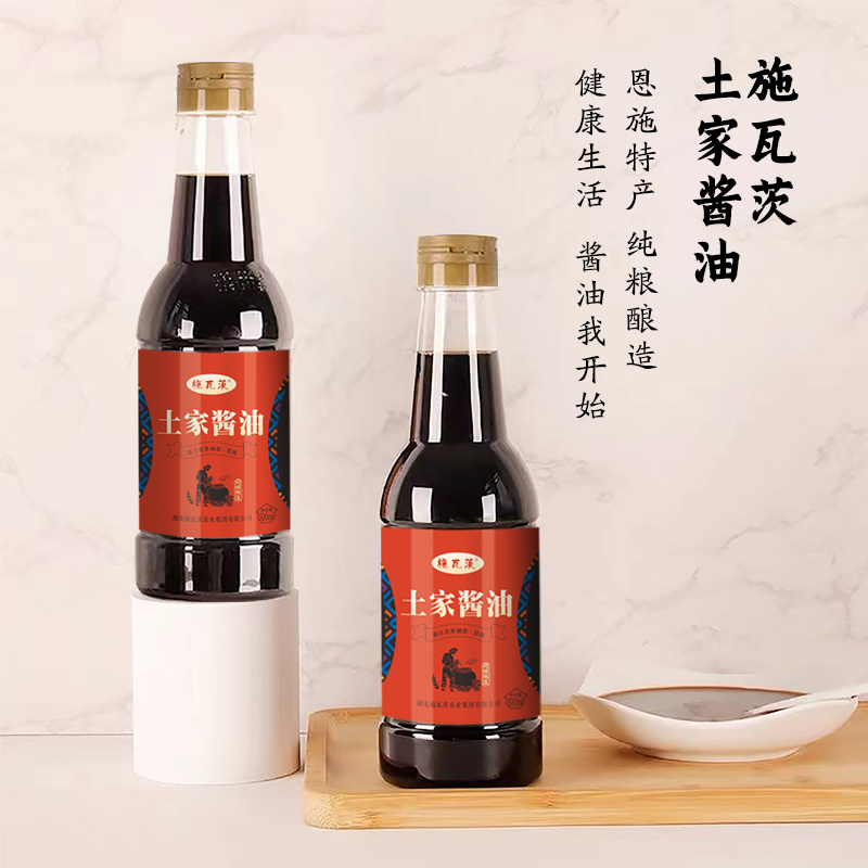 施瓦茨土家富硒酱油500ML/瓶