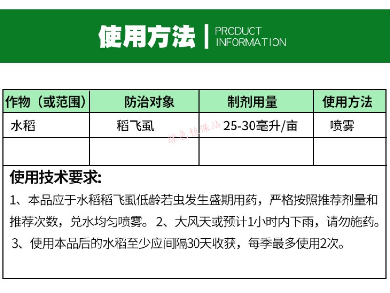 20%呋虫胺杀虫剂稻飞虱白粉虱蚜虫跳甲潜夜蛾梨木虱绿叶蝉