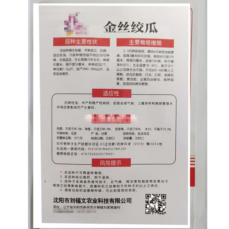 金丝瓜种子搅瓜粉丝瓜早熟抗病强耐热春秋陆地种植