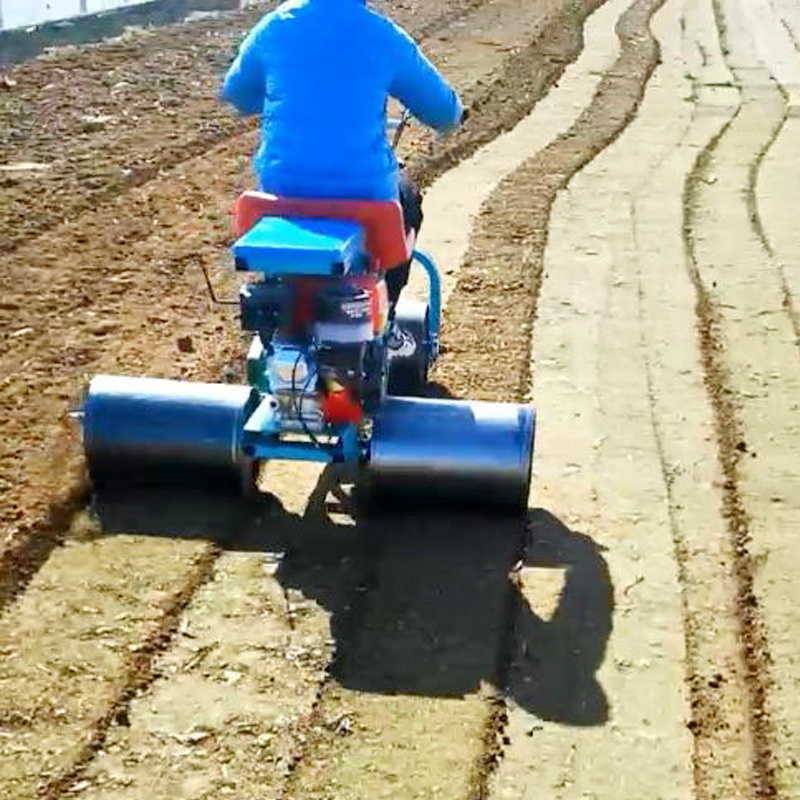 农用汽油平地镇压机压地滚子小麦镇压器