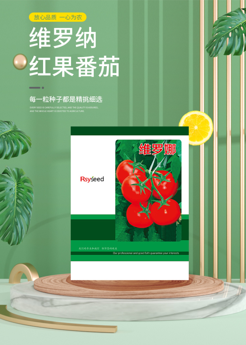 维罗娜超甜红果大西红柿大番茄种子高产春季秋季抗高温蔬菜种