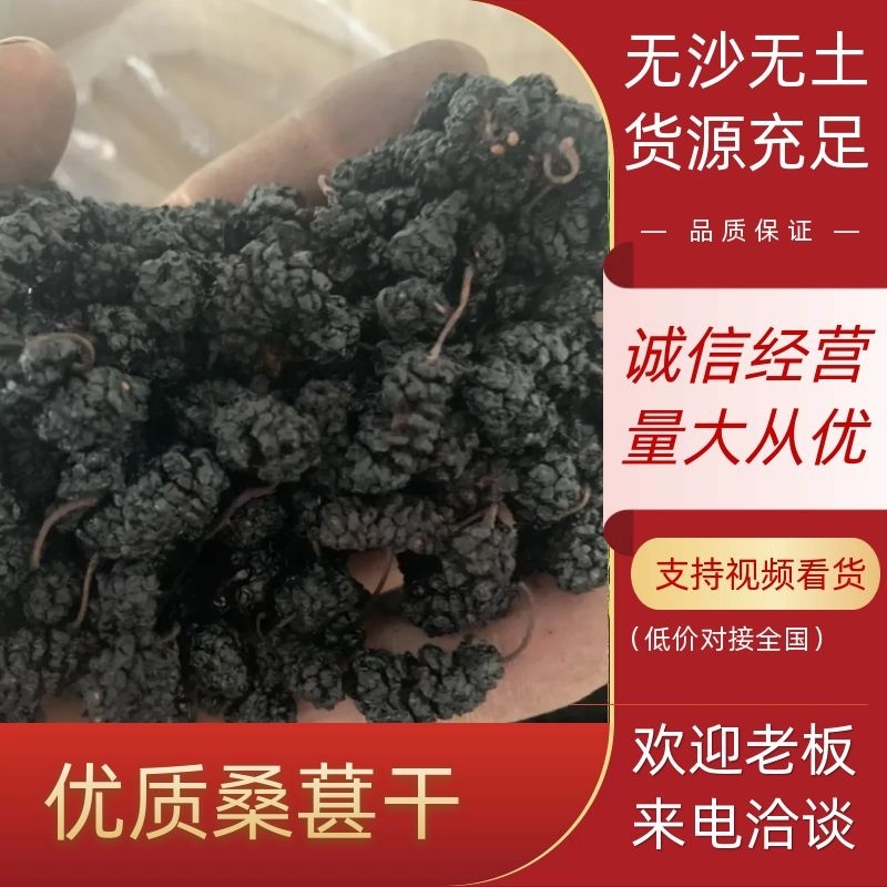 【精品】四川精品桑葚干无沙无土糖分高供应市场电商