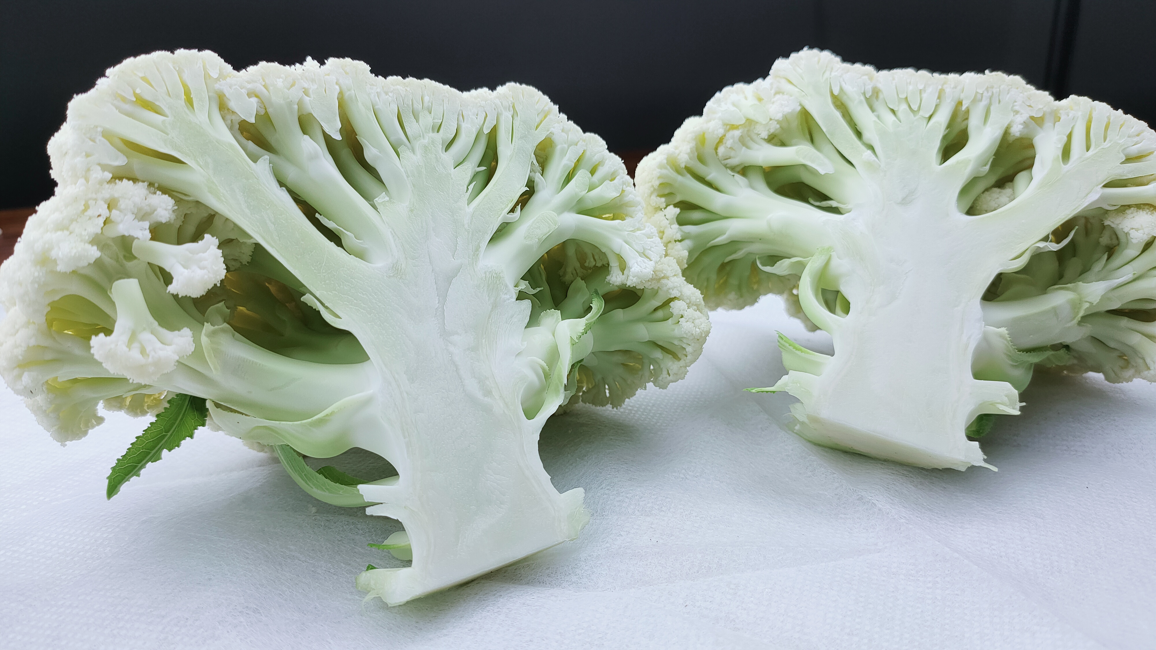 松花菜与普通花椰菜对比图