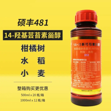 硕丰481芸苔素内酯花卉果蔬小麦保花保果壮苗药生根剂