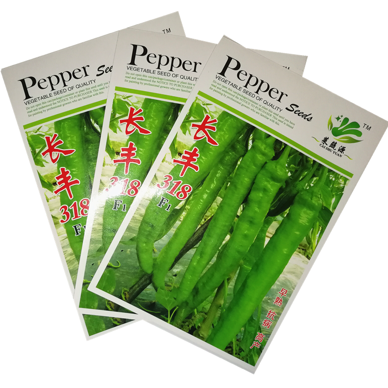 长丰318辣椒种子喜洋洋春秋延大果早熟抗病春四季蔬菜1