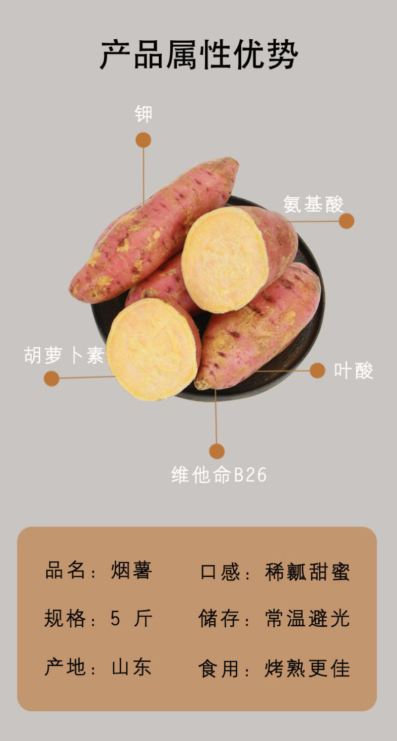 正宗烟薯25，紫薯，板栗薯一件代发糖心流油