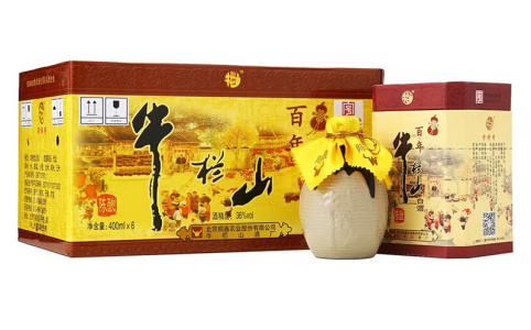 牛栏山批发]36度百年牛栏山400ml*6瓶整箱装浓香型白酒陈酿低度价格