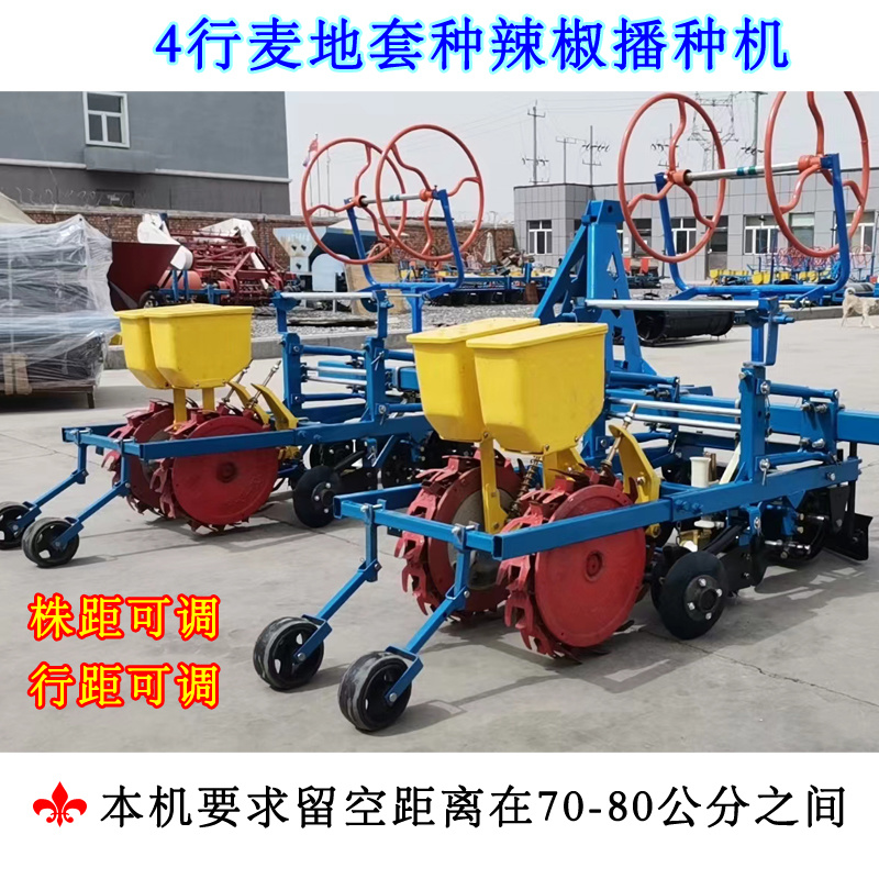 麦地套种辣椒播种机辣椒直播机