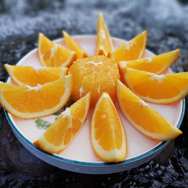 宜昌秭归【精品】纽荷尔脐橙浓甜微酸、汁多化渣