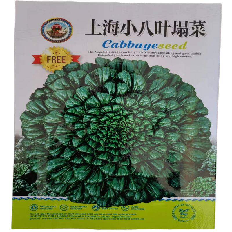 上海小八叶塌菜种子黑心乌乌塌菜种子品种秋季播墨绿色种籽