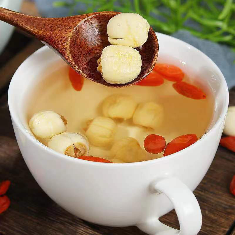 正宗建宁中药材莲子磨皮去芯特级白莲干货