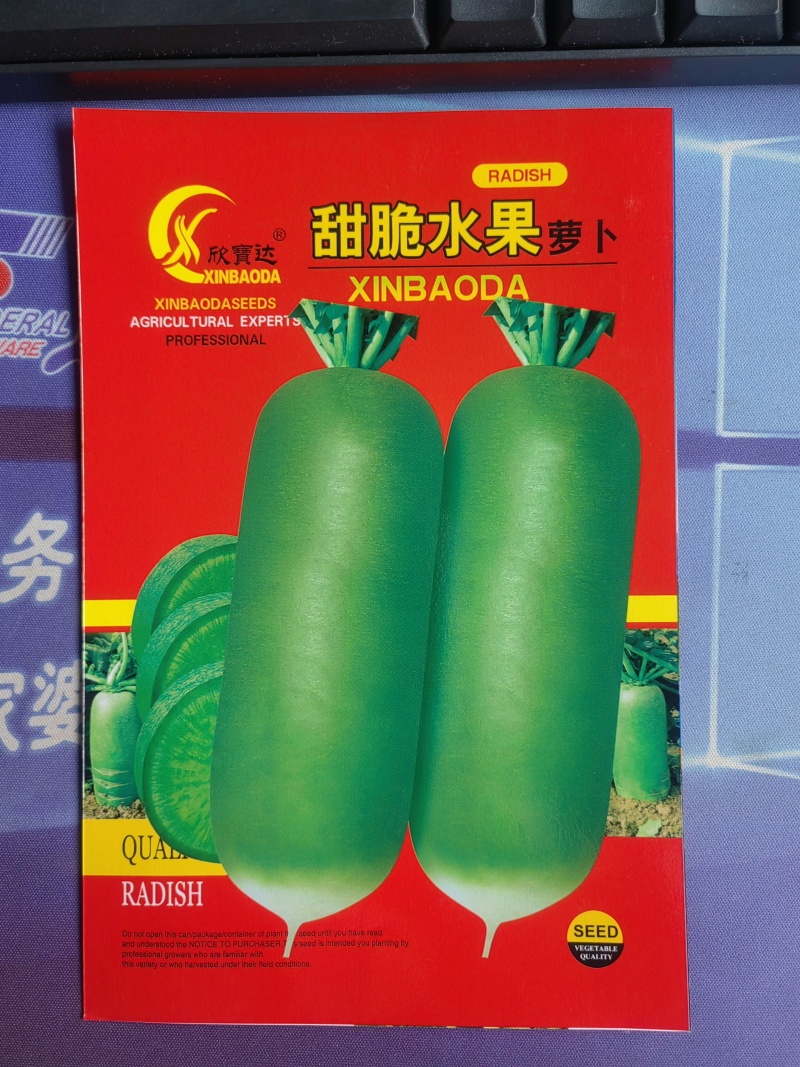 甜脆水果萝卜种子汁多味正果型美观不糠心耐贮运适应性广