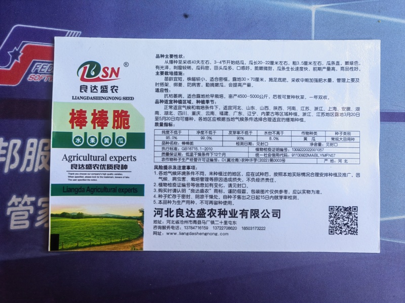 棒棒脆水果黄瓜种子结瓜多抗病强产量高脆嫩味甜生长速度快
