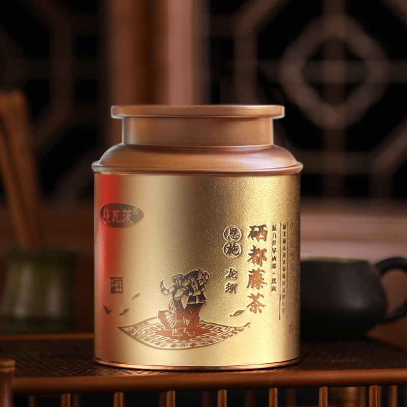 湖北恩施硒都藤茶50g/罐