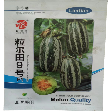 粒尔田9号甜瓜种子博洋9号甜瓜薄皮品质好甜瓜种籽香瓜种子