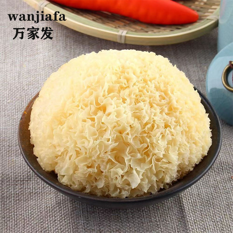 福建古田新鲜银耳高山银耳莲子羹必配品6朵装