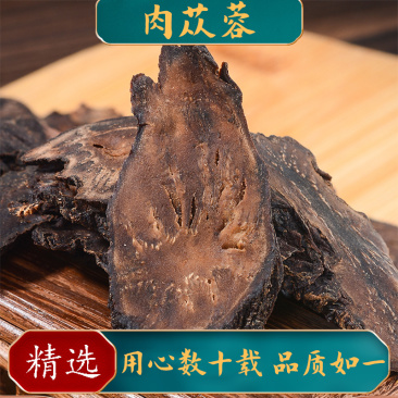 中药肉苁蓉内蒙古阿拉善肉苁蓉产地肉苁蓉鲜干片切片