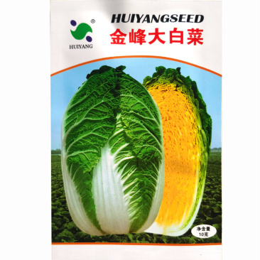 金峰大白菜种子55天春天种植黄心春白菜半叠抱结球紧