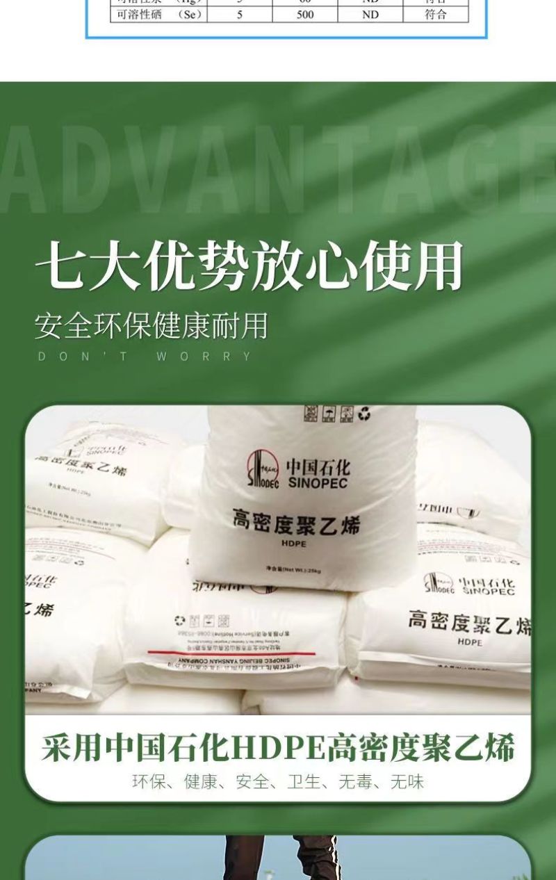 蓄水箱卧式水桶特厚储水桶加厚家用水桶长方形水桶水塔食品级