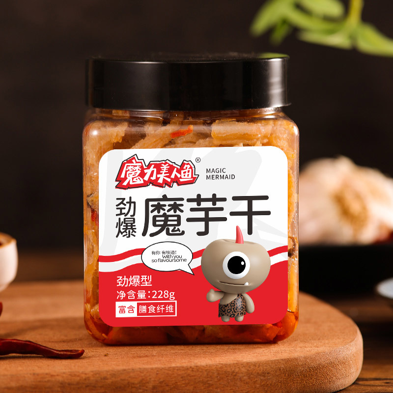 劲爽香辣魔芋干即食麻辣美食魔芋爽休闲零食小吃辣条批发22