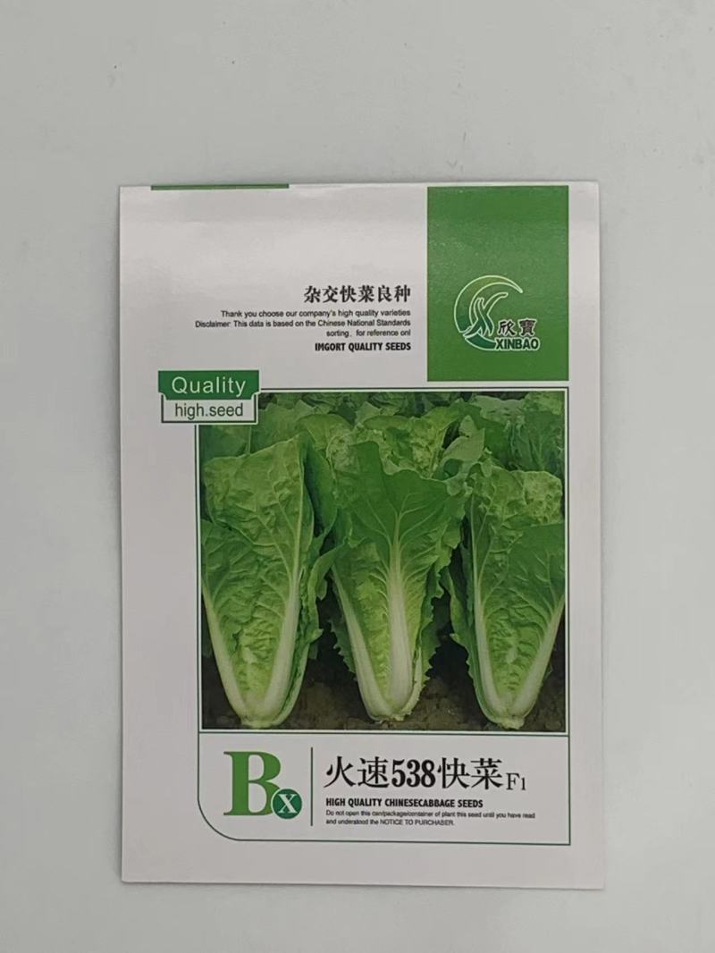 火速538快菜种子长势强耐热耐湿抗病性强