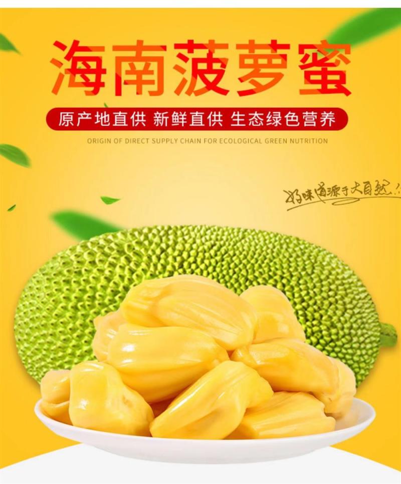 海南三亚菠萝蜜新鲜水果一整个黄肉干苞应季水果