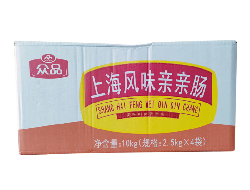众品上海风味亲亲肠火锅肠拇指肠肉肠调理品香肠麻辣烫肠批发