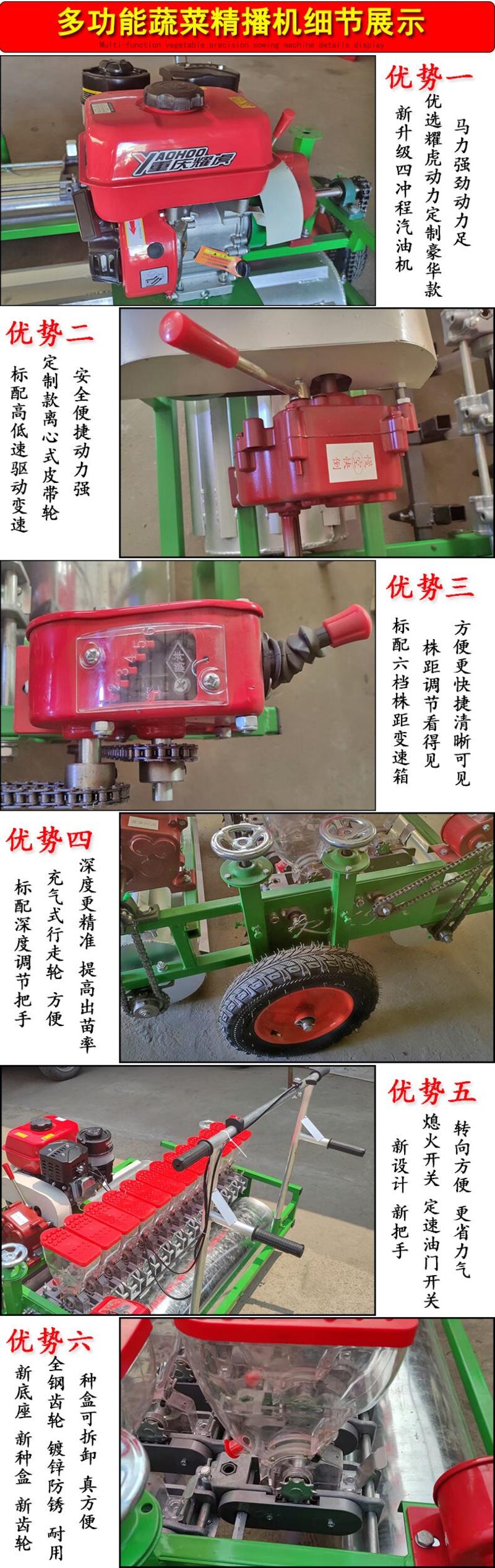 汽油蔬菜播种机菜心上海青香菜菠菜播种机大葱精播机