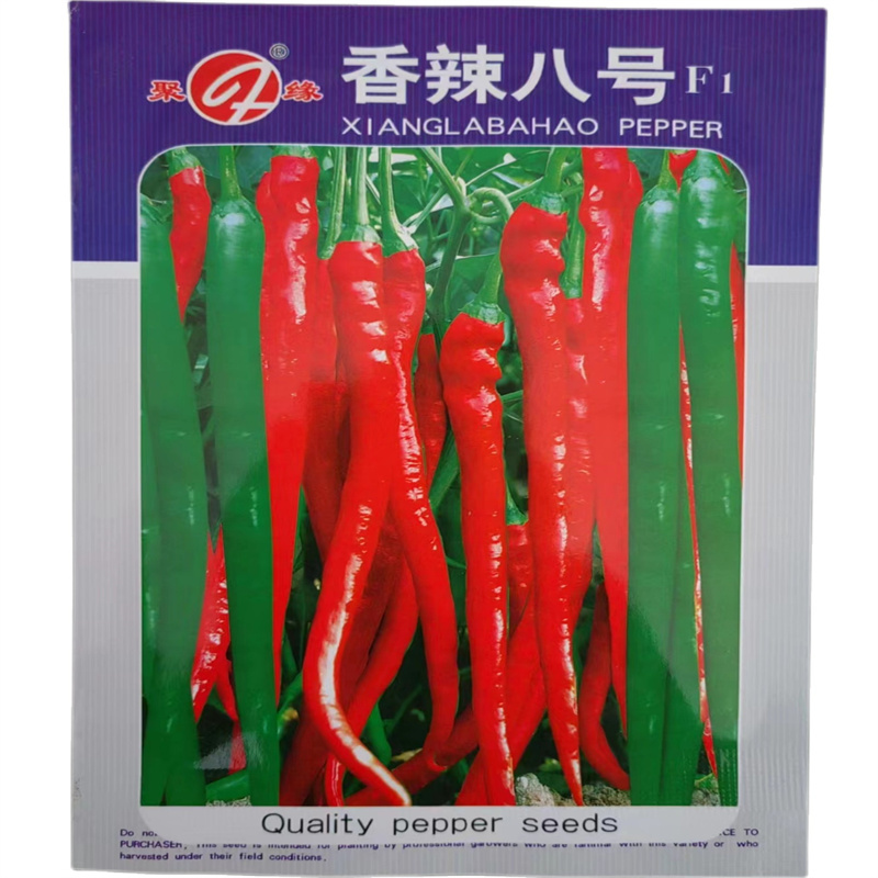 聚缘香辣八号线椒种子1000粒薄皮长辣椒种子干鲜两用辣细