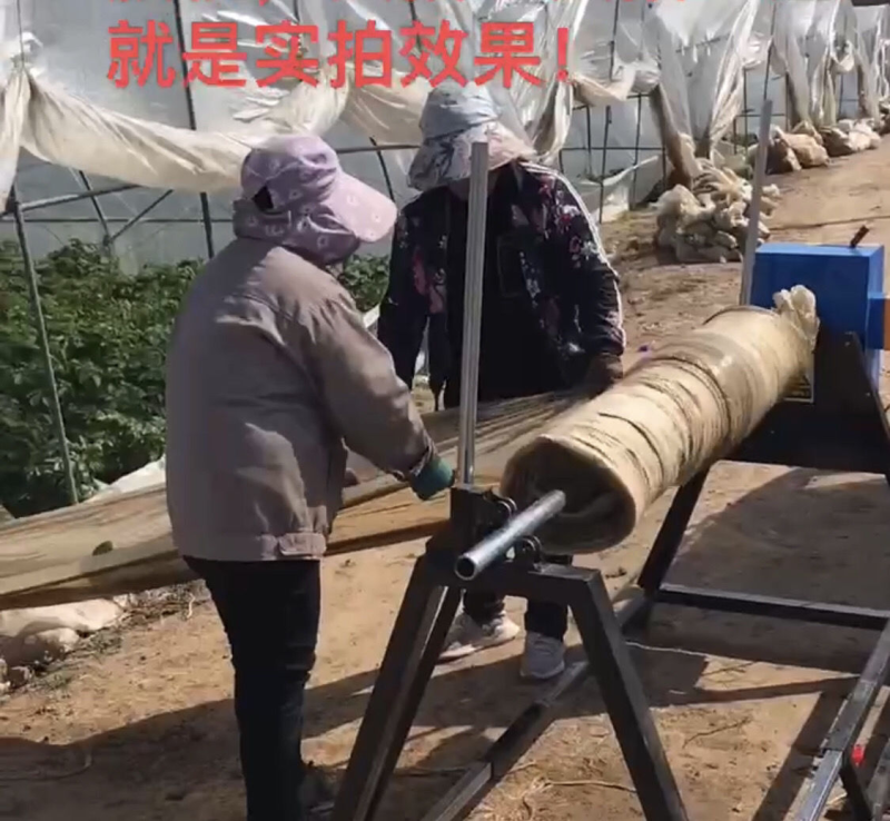 大棚卷膜机撤棚神器电动收膜机遥控收大棚膜工具收塑料大棚膜