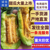 羊角蜜甜瓜，脆甜，种植面积大，可以一件代发