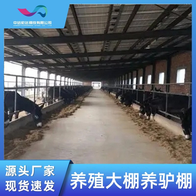 厂家供应养殖大棚设计安装养牛大棚养驴大棚农业畜牧养