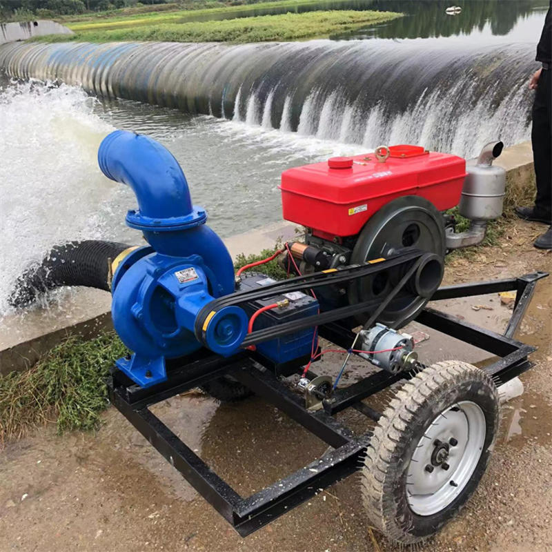柴油机高扬程抽水泵农用浇地灌溉泵市政防汛排涝泵