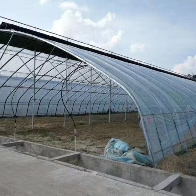 大型户外遮阳推拉雨棚活动伸缩蓬单体连栋大棚养虾大棚钓鱼棚