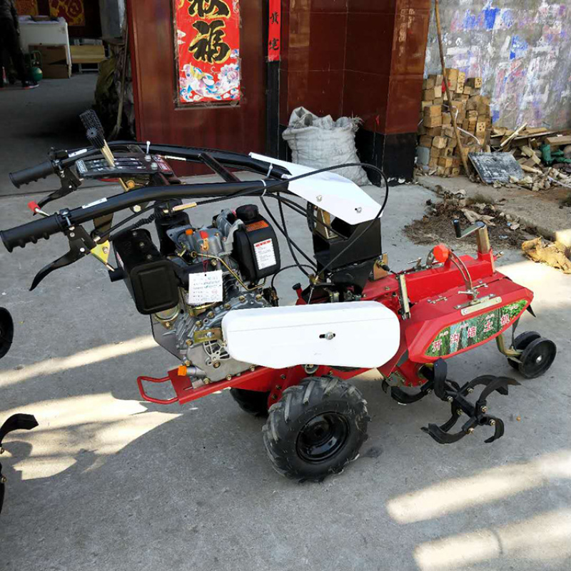 供应柴油田园管理机批发小型农用大葱培土机烤烟种植培土机