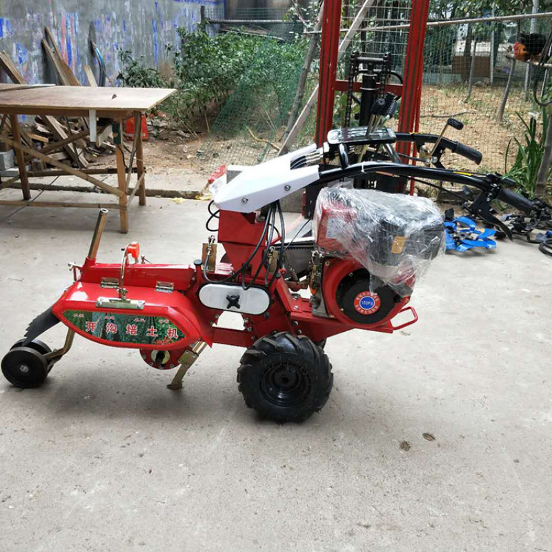 供应柴油田园管理机批发小型农用大葱培土机烤烟种植培土机