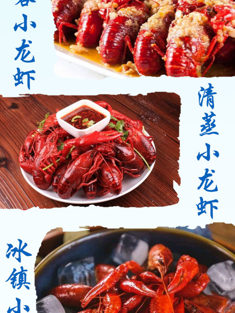 湖北冷冻清水小龙虾液氮冷冻整只虾厂家直销