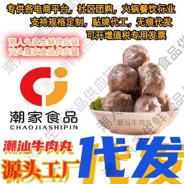牛肉丸【一件代发】源头厂家【一件包邮】潮汕牛肉丸