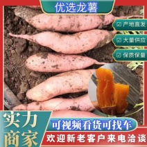 山东淄博精品龙九红薯西瓜红烟薯25量大货好，信誉可靠龙薯